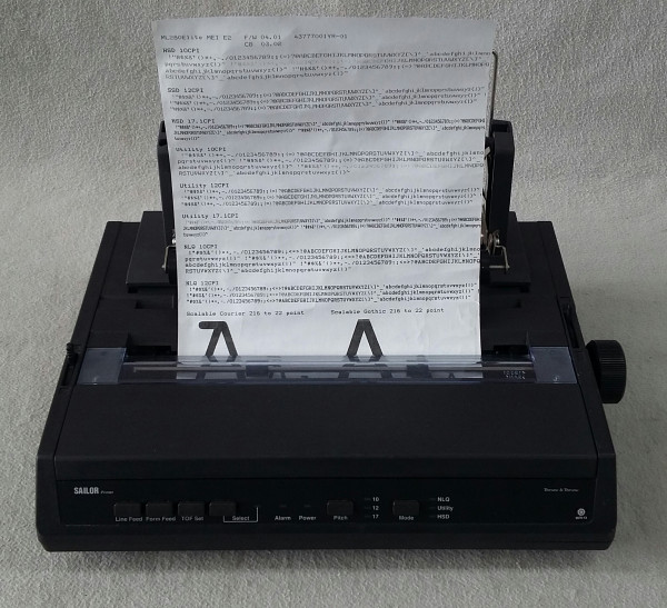 Cobham/ Thrane/ Sailor Printer H1252B/ TT-3608A // SN: 80699113